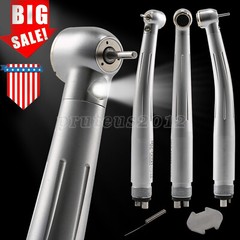 LED E-generator Fiber Optic /No-LED High Speed Handpiece 4Hole Turbine CE Dental