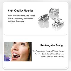 Dental Orthodontic Buccal Tubes 018 022 1st 2nd Molar Tube Roth MBT Bondable*200
