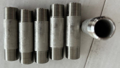 1/2″ x 4″ Type 304l Stainless Steel Pipe Nipple set of 6 pcs fast shipping