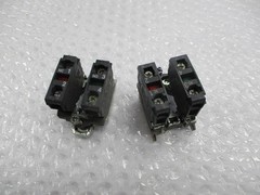 TELEMECANIQUE ZBE-102 CONTACT BLOCK LOT OF 2 NSNP