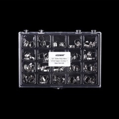 64pcs Dental Anterior Transparent Crowns For Incisors/Canines № 1.910 AZDENT