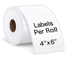 40 Rolls 4×6 Direct Thermal Shipping Labels – 250 per roll – 10000 labels