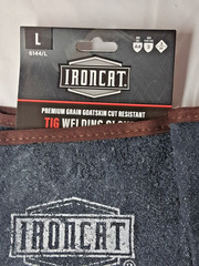 IRONCAT PIP Welding Pair Gloves Leather/Synthetic Leather 6144/L