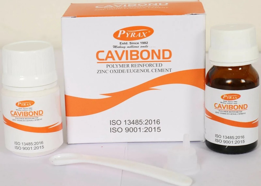Pyrax Cavibond IRM Polymer Reinforced ZOE Zinc Eugenol Cement Dental Material