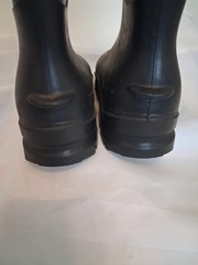 SERVUS Black Rubber Utility Work Rain Farm Boots Men’s 11 Waterproof Tall