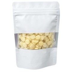 200 Matte Standup Zip Seal Bag in with Clear Window for Dried Foods Candy Sugar