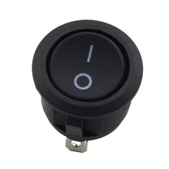 10x Circle Rocker Switches Round Small Mini ON/OFF AC 125V/250V Car/Truck DC 12V