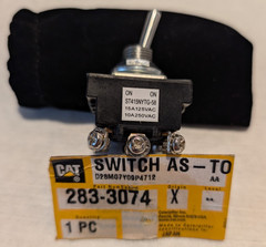 Genuine Caterpillar CAT 283-3074 32V Four Pole Toggle Switch Assembly 2833074