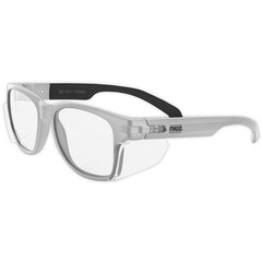 Y50 Safety Glasses for Construction | Black Frame — 2 Pairs, Clear Lens – 2.0 Bi