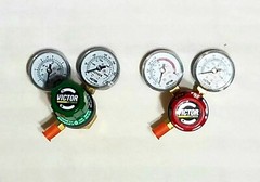 Victor G150 Regulator Set Oxygen Acetylene Welding Cutting Torch CGA-200