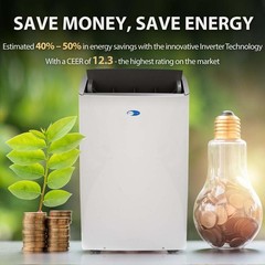 ARC-1230WNH 14,000 BTU Inverter Dual Hose Cooling Portable Air Conditioner