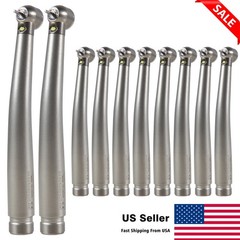 10 Estilo NSK Dental Pieza mano LED de alta velocidad Pana MAX EK LED 2Hole USA