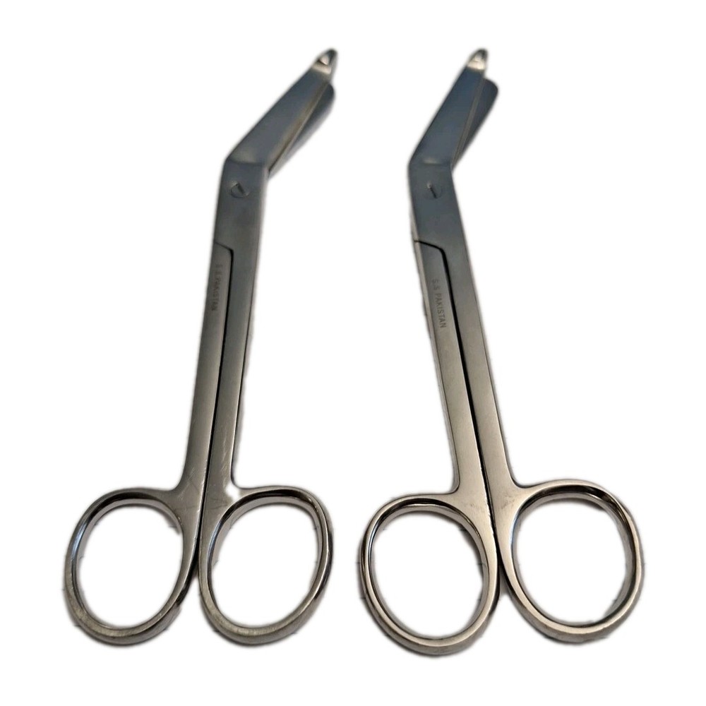 Vintage SS Pakistan Medical Surgical Scissors Pair