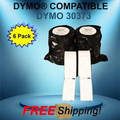 6 Rolls of 30373 Dymo® Thermal Labels Price Tag Labels Rat Tail Jewelry Watch