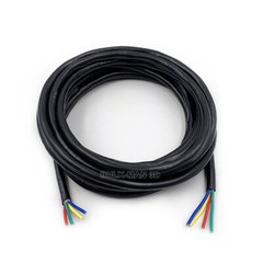 16AWG 4 Core Shielded Cable 1/5 Meter for Connecting Spindle Motor VFD Inverter