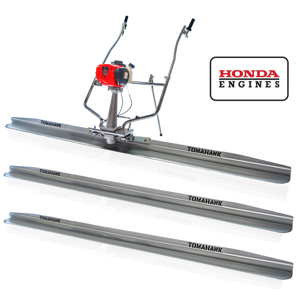 4ft, 6ft, & 14ft Concrete Power Screed Boards 1.8HP Honda Engine Finishing Tool