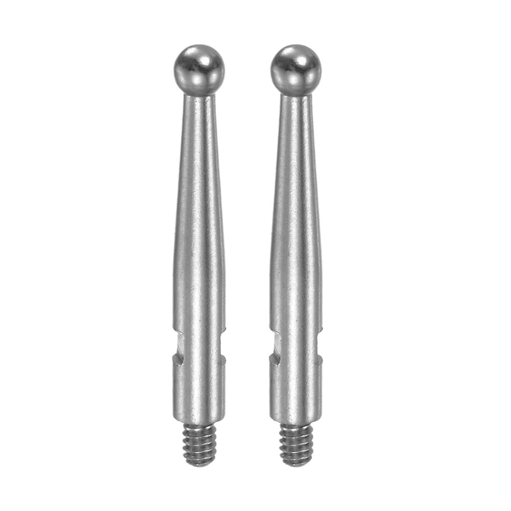 Contact Point for Dial Test Indicator, HSS Ball Tip M1.4×0.3 Thread, 2 Pcs