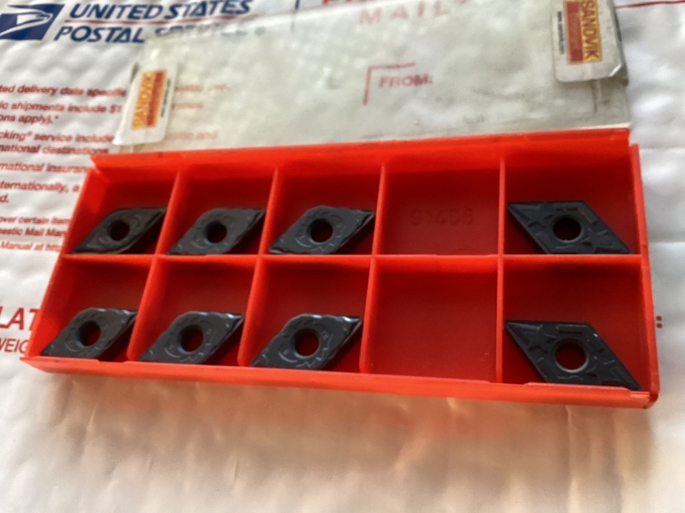 6 SANDVIK Coromant DNMG433-SF Lathe Mill Carbide Inserts 15 04 12-Sf 1105 6 pcs