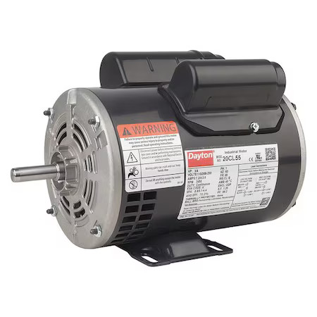 Dayton 103807.00 Capacitor-Start/Run General Purpose Motor, 3/4 Hp Hp,