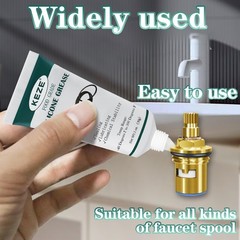 KEZE Silicone Grease Waterproof Food Grade Silicone Sealant Lubricant for Plu…