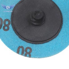 50Pcs P80 2 inch roll Lock Quick Change Discs Set Sanding Discs with 1/4″ Holder