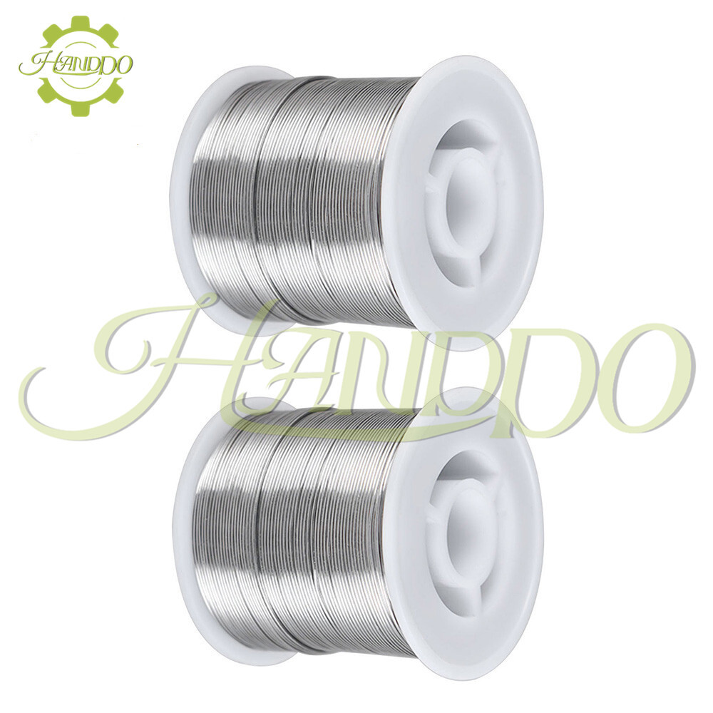 2Pcs 1LB 60/40 Tin Lead Rosin Core Solder Wire Electrical Sn60 Pb40 Flux 0.8mm