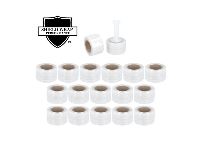 3″x1000′ 80 Gauge Cast Narrow Stretch Wrap Clear Plastic Shrink Film 36 Rolls
