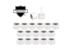 3″x1000′ 80 Gauge Cast Narrow Stretch Wrap Clear Plastic Shrink Film 36 Rolls