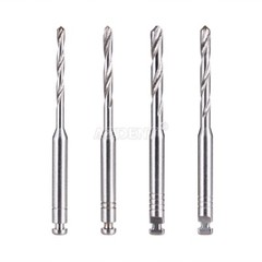 Dental Endodontic Fiber Posts Kit 1.2mm 1.4mm 1.6mm 1.8mm +4Pcs Drills
