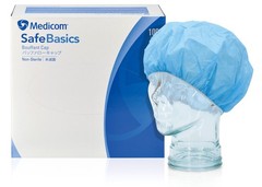 Medicom 8001 Bouffant Caps 21″ Blue 100/Bx