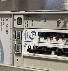 Agilent E8408A 4 Slot VXI Mainframe With E8491B Modules Used Sell As Is