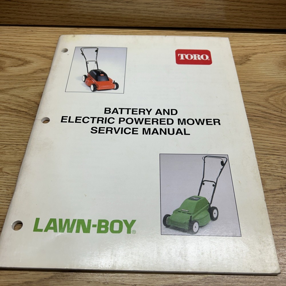 Toro Lawn-Boy Battery and Electric Powered Mower Service Manual 492-0693