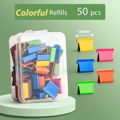 Mini Stapleless Stapler Reusable Paper Binder Office School Stationery