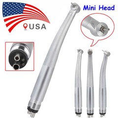 10 pcs Dental High Speed Handpiece Push Button Standard/Mini Small Head 4 Holes