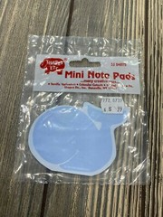 Vintage Shapes Etc Mini Notepad 35 Sheets 1991 Whale