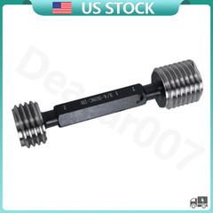 NEW 1 3/4 5 UNC 2B THREAD PLUG GAGE 1.75 5 GO NO GO P.D.’S = 1.6201 & 1.6317