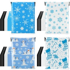 200 Pcs Large Christmas Poly Mailers 10 x 13 Inch Waterproof Christmas Mailer…
