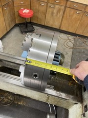 Shars 16in 3-Jaw Self-Centering Scroll Manual Lathe Chuck D1-6
