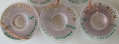 (3-pk) 10′ ft Solder Wick #3 50-3-10 Desoldering Braid .075″ Solder Removal USA