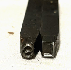 Antique YOUNG BROS. STAMP WORKS Alphabet Steel Stamp Set Type II US Govt 3/16