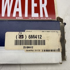 (LOT OF 13)BRADY 7110-1 Pipe Mrkr,Fire Protection Watr,2 1/4in H 6M412