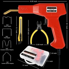 Plastic Welder Kit 1000 Staples Hot Stapler for Car Bumper Repair and Plastic…