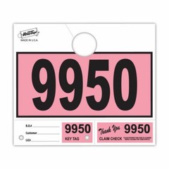 1000 Car Dealer Service Hang Tags Mechanic Repair Shop 3 Piece System – Pink