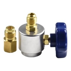 Self Sealing R134A Can Tap Valve Adapter For A/C Charging Hose Convertor US