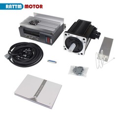 3.8KW 220V AC Servo Motor Driver CNC Controller Kit 15N.m 2500rpm φ22mm Shaft