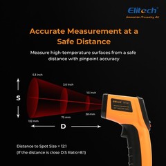 LCD Digital Non-contact Laser IR Infrared Thermometer Temp Meter Temperature Gun