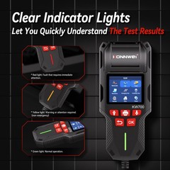 Car Battery Tester with Printer, 12V 24V Automotive Battery Load Tester 10-20…