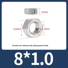 Hexagon Full Nut Fine Thread Pitch M4 M5 M6 M8 M10 M12 M14 M16 M18 M20 M22 M24