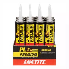 BOX/12 pcs Loctite PL 3X PREMIUM 10oz Construction Adhesive Strong Fast GRAB new