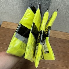 OccuNoMix Vest Adult 2X/3X Neon Yellow Hi Viz Type R Class 2 Set of 4 Workwear